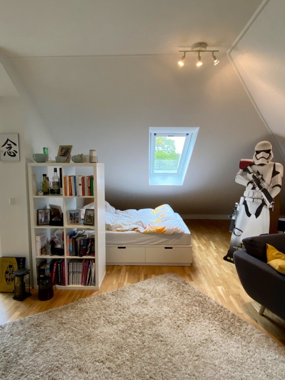 Wohnbereich Dachgeschosswohnung Darmstadt