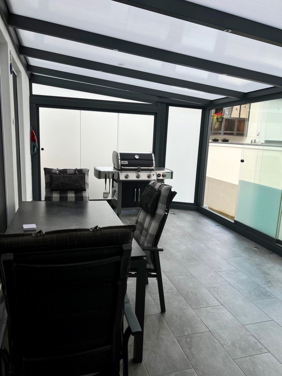 �berdachte Terrasse Erdgeschosswohnung Egelsbach