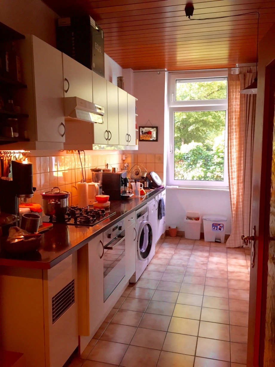 K�che mit EBK Erdgeschosswohnung Darmstadt