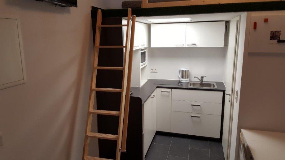 K�che mit EBK Erdgeschosswohnung Darmstadt