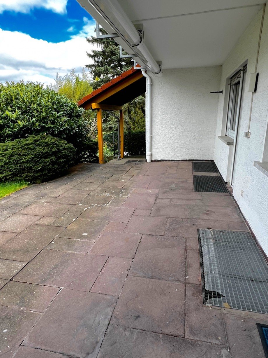 Terrasse mit Garten Etagenwohnung Darmstadt