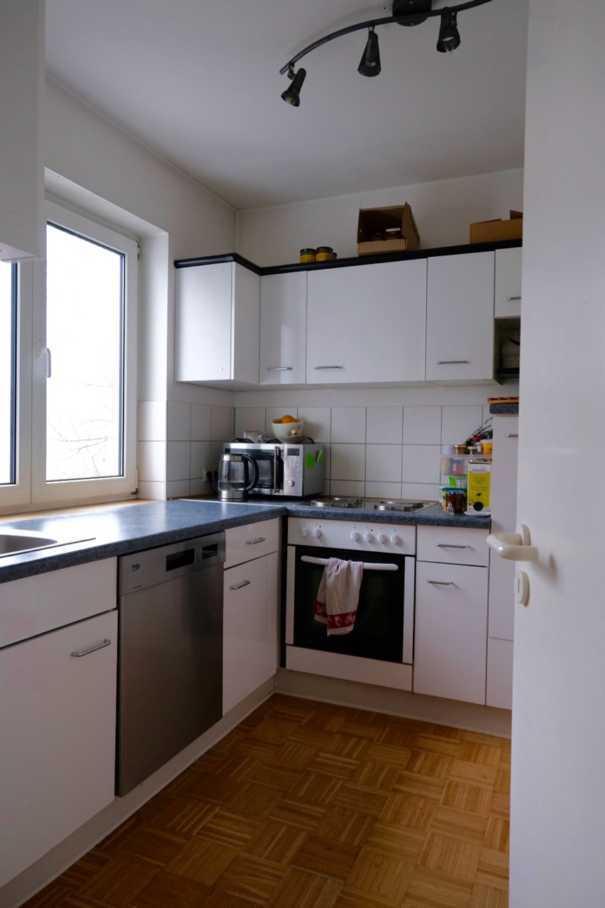 K�che mit EBK Etagenwohnung Darmstadt