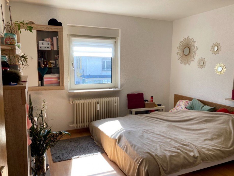 Wohn-/Schlafbereich Etagenwohnung Darmstadt