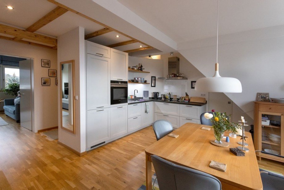 Wohnk�che Dachgeschosswohnung Darmstadt