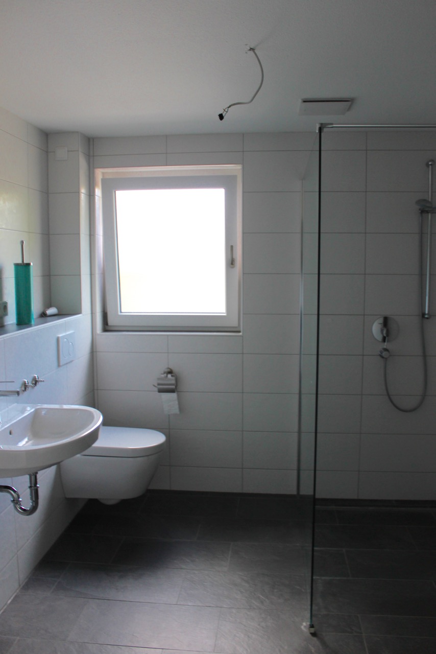 modernes Duschbad Etagenwohnung Darmstadt