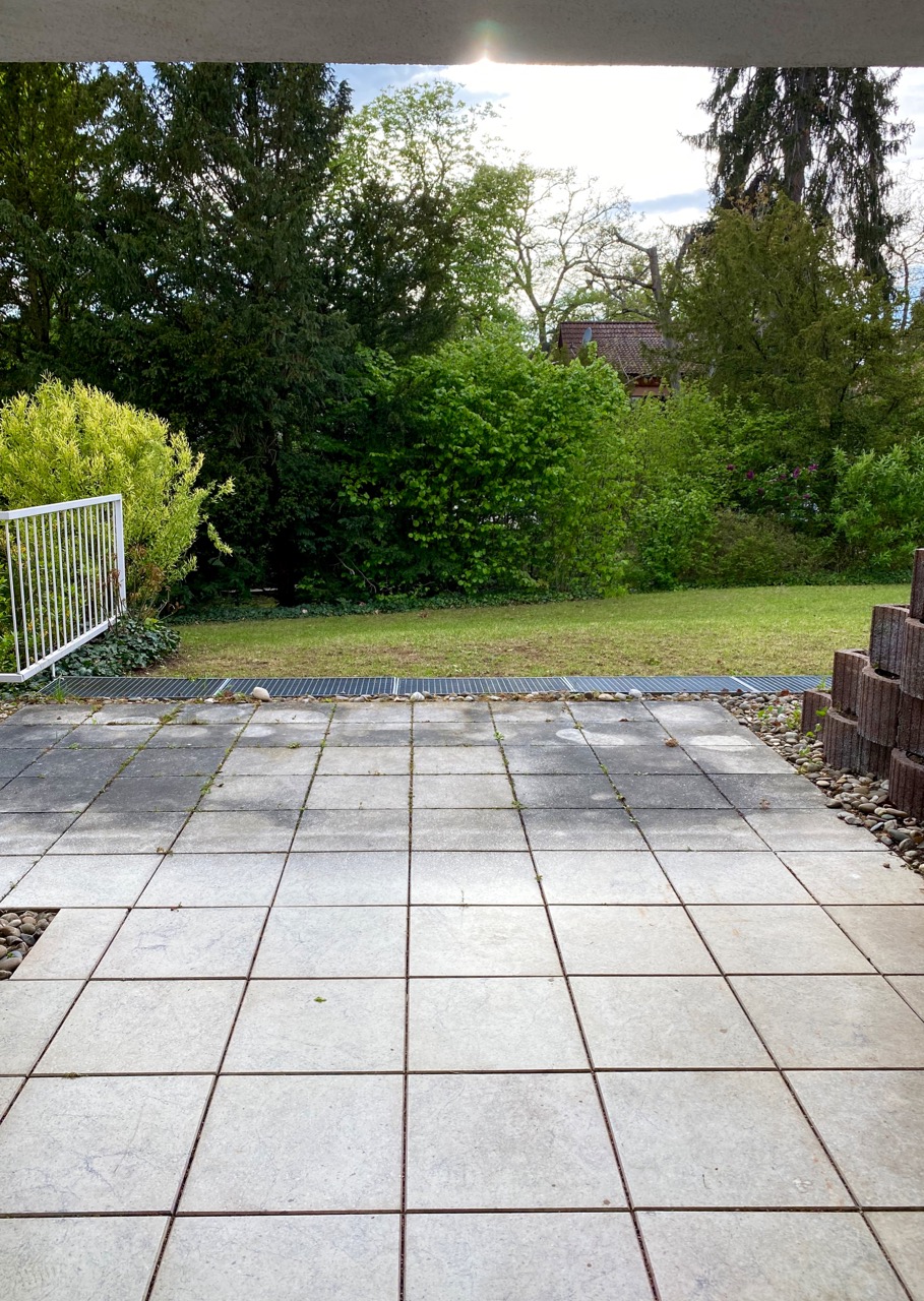 Terrasse mit Garten Erdgeschosswohnung Darmstadt