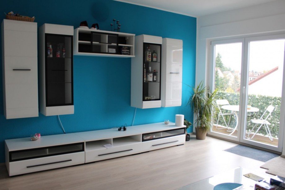 Wohnzimmer Dachgeschosswohnung Darmstadt