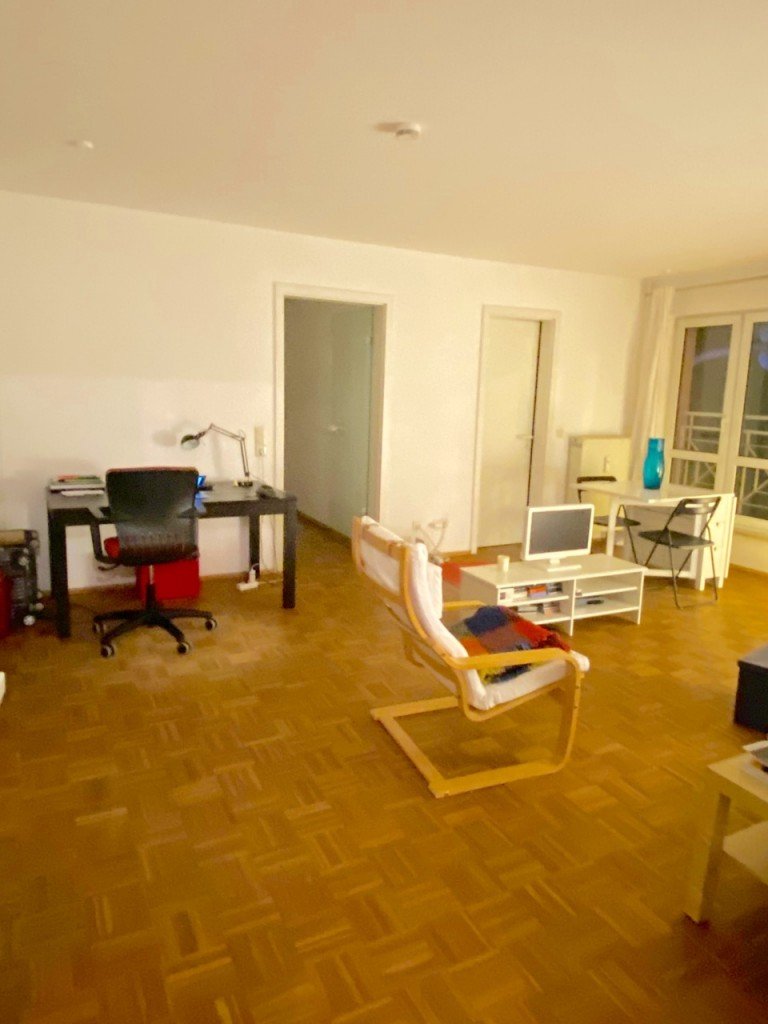 Wohnzimmer Darmstadt Etagenwohnung *Wohnen in Bessungen - 2 Zimmer Stadtwohnung mit Blick ins Gr�ne*