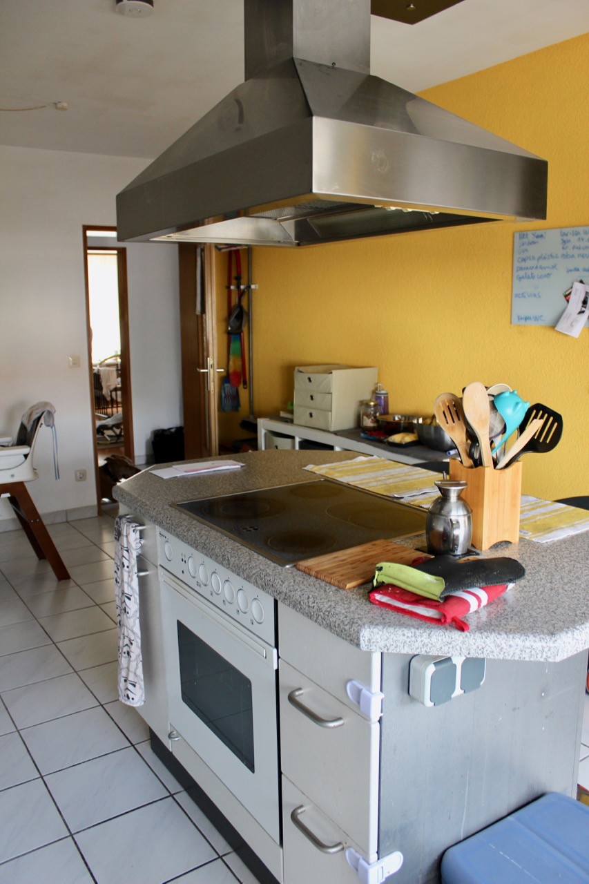 Wohnk�che mit Einbauk�che Etagenwohnung Darmstadt