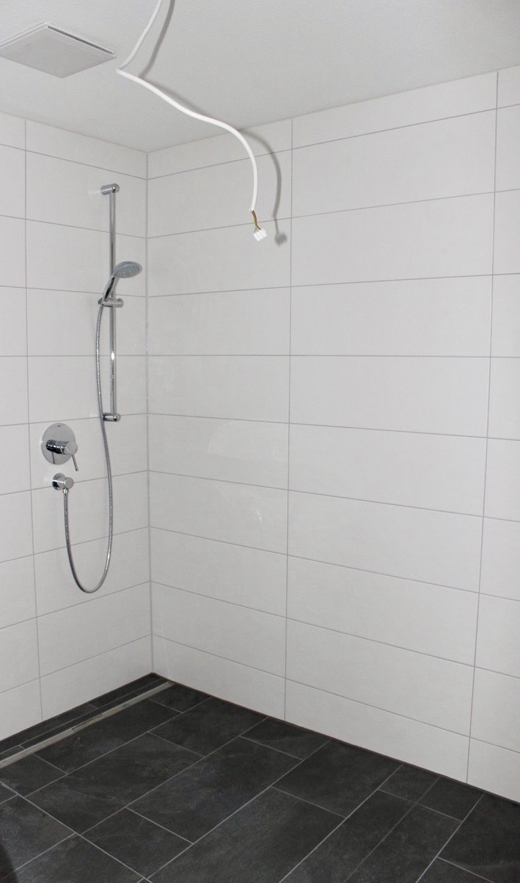 Bad mit Dusche Etagenwohnung Darmstadt