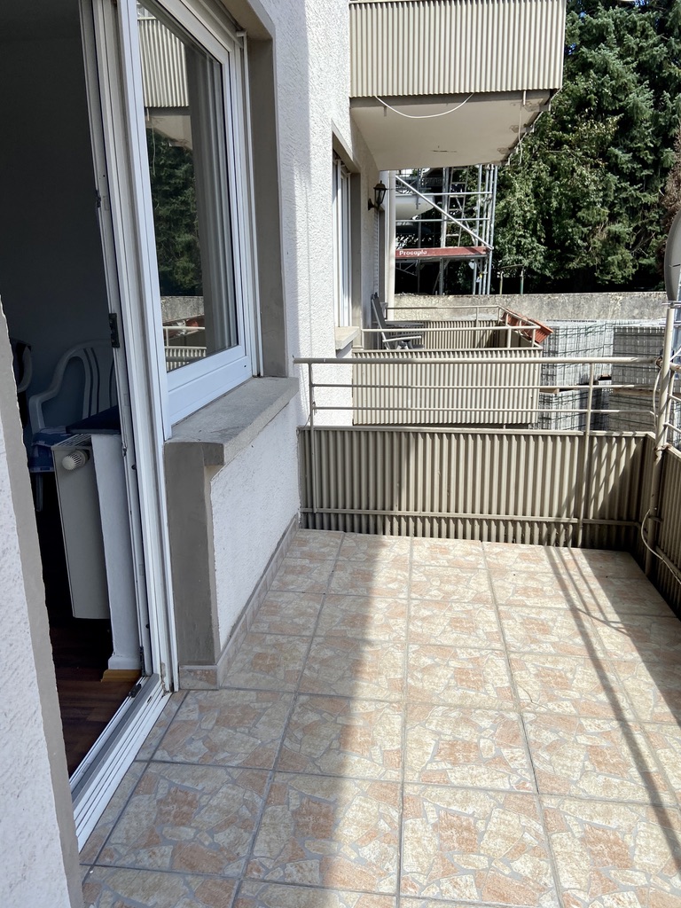 Balkon Erdgeschosswohnung Darmstadt