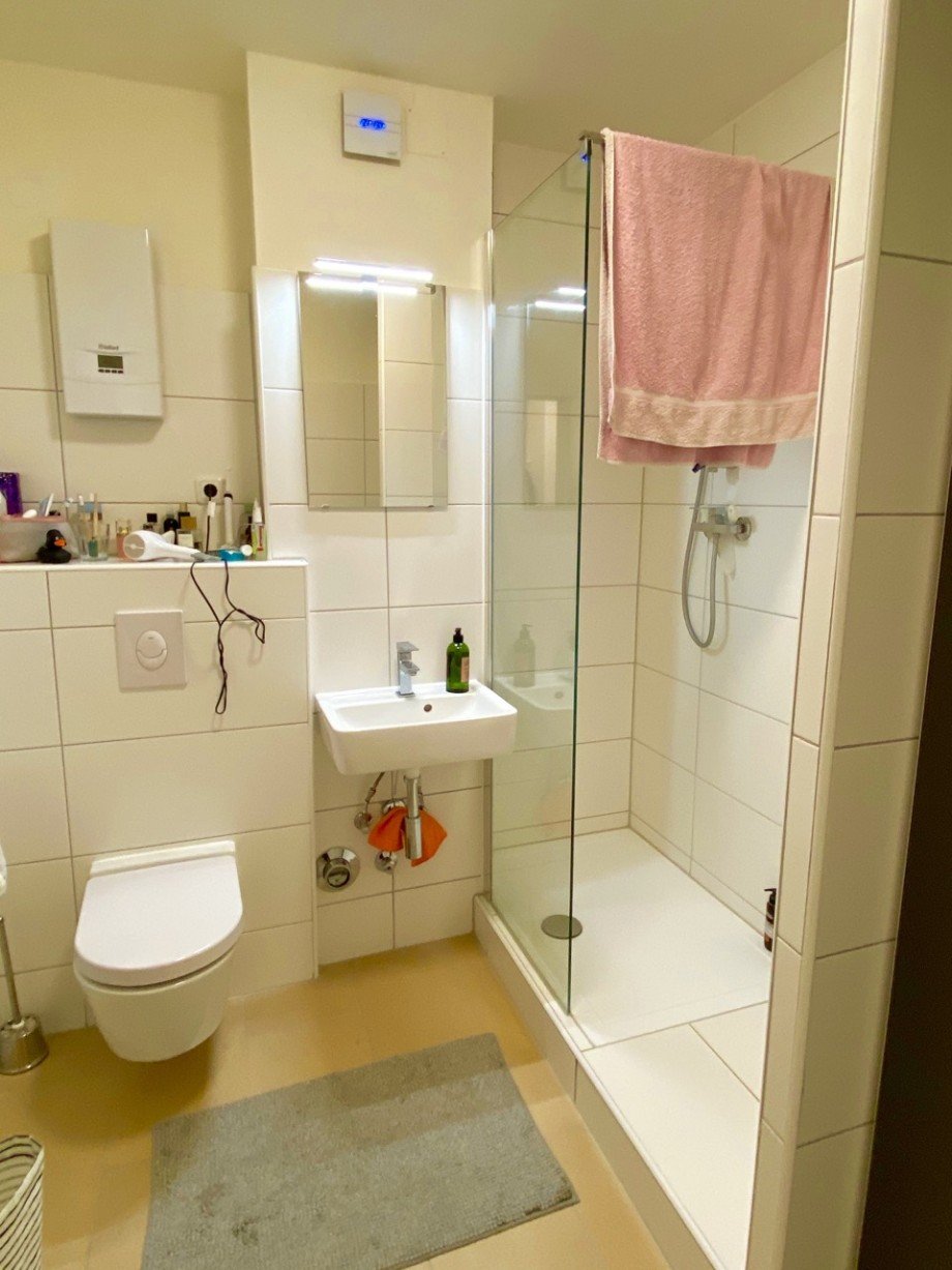 Duschbad Dachgeschosswohnung Darmstadt