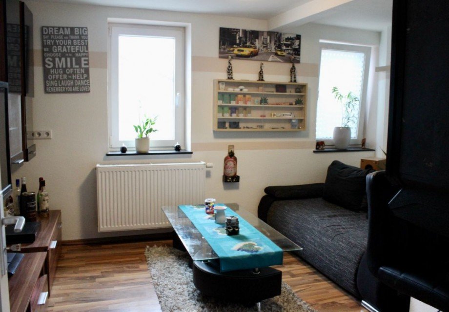 Wohnzimmer Vorderhaus Mehrfamilienhaus Ober-Ramstadt