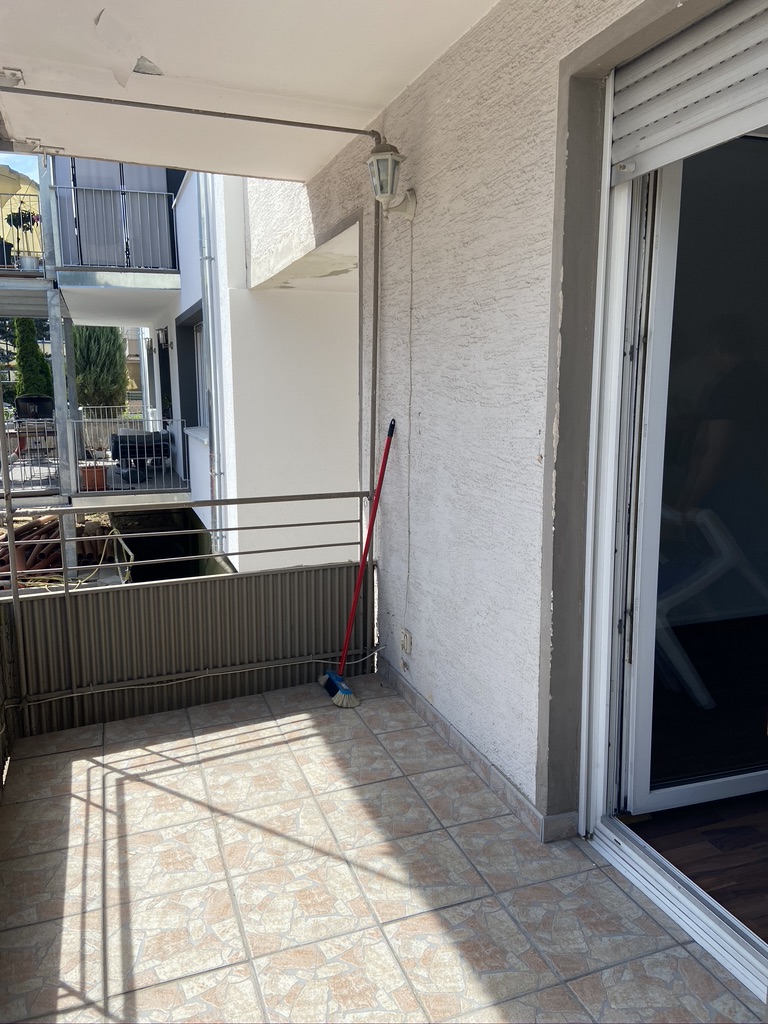 Balkon Erdgeschosswohnung Darmstadt