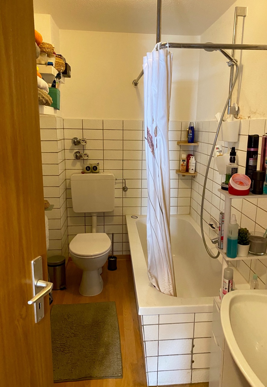 Badezimmer Etagenwohnung Darmstadt