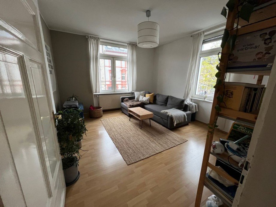 Wohnzimmer Etagenwohnung Darmstadt