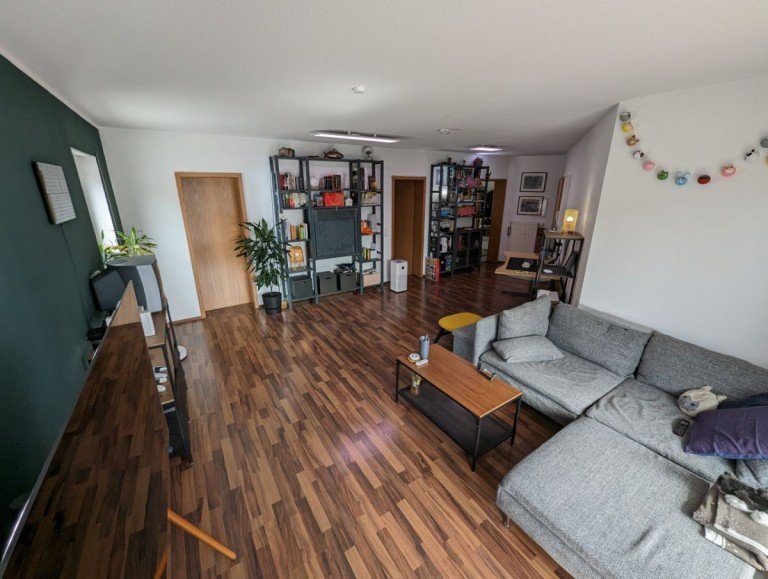 Wohnzimmer Griesheim Etagenwohnung *H�bsche 2 Zimmer DG Wohnung in Griesheim*