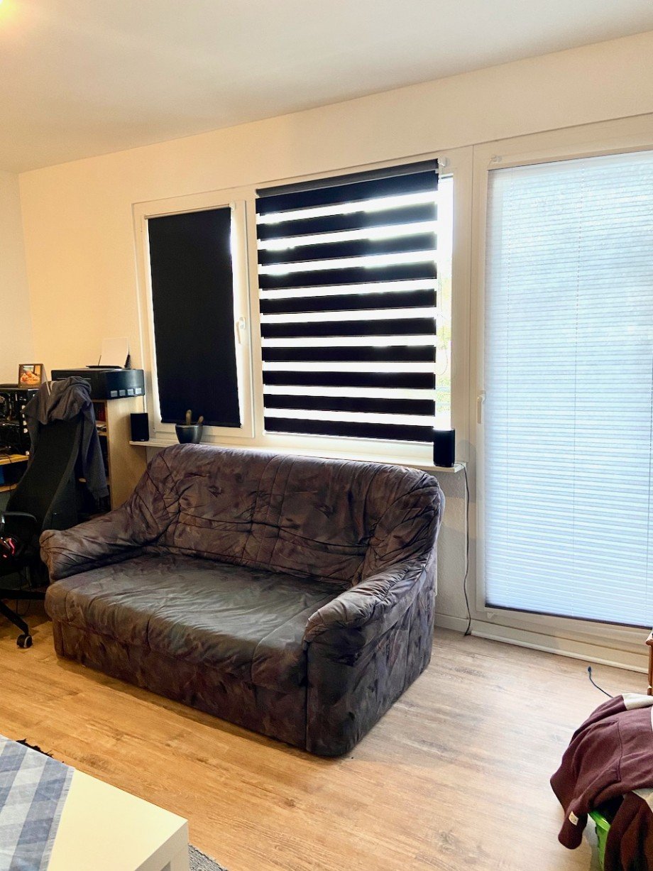 Wohn-/Schlafzimmer mit Balkon Etagenwohnung Darmstadt
