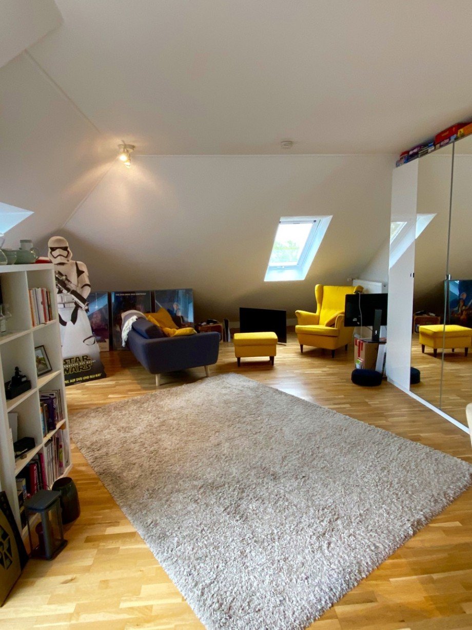 Wohnbereich2 Dachgeschosswohnung Darmstadt