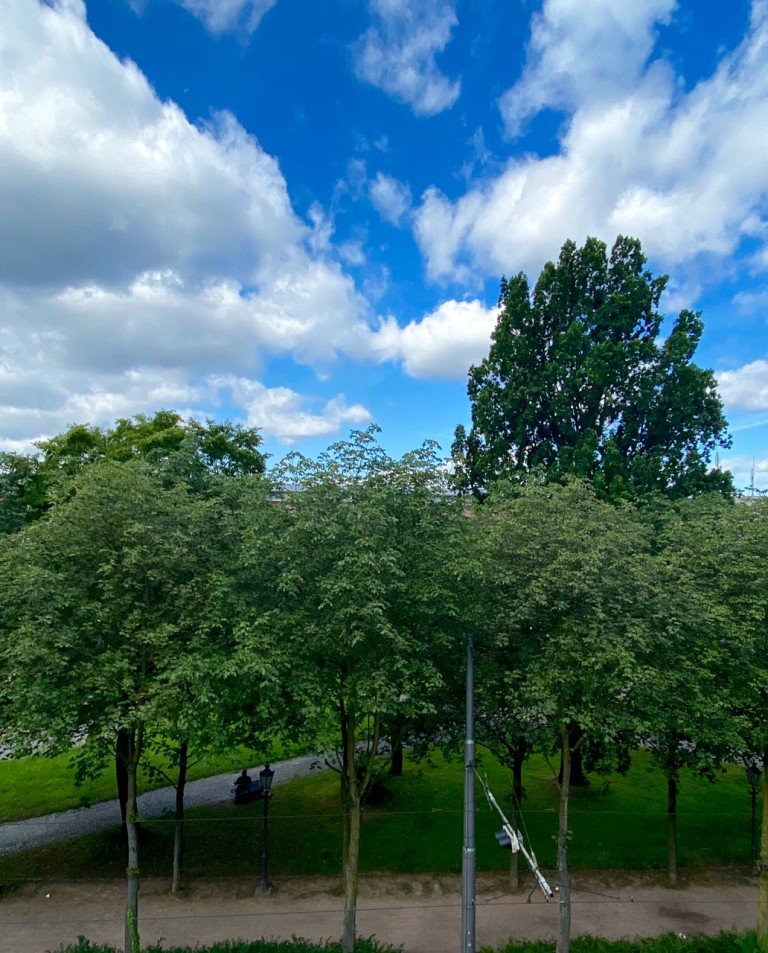 Ausblick Darmstadt Dachgeschosswohnung Moderne 2,5 Zimmer Stadtwohnung