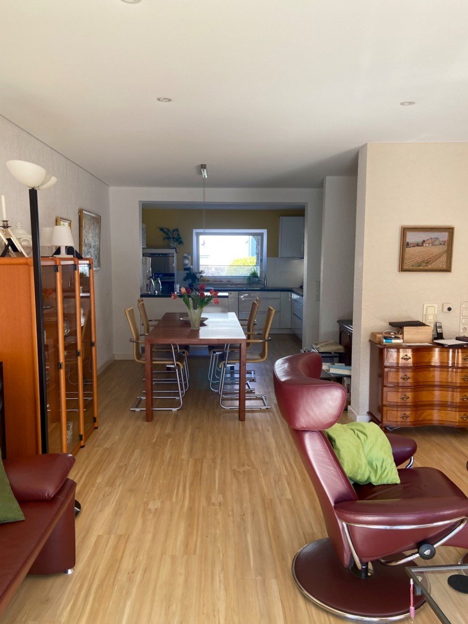 Wohnzimmer mit Essbereich Reihenmittelhaus Ober - Ramstadt / Rohrbach