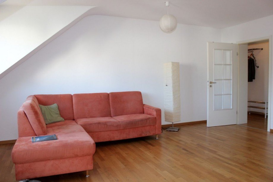 Wohnzimmer Dachgeschosswohnung Darmstadt