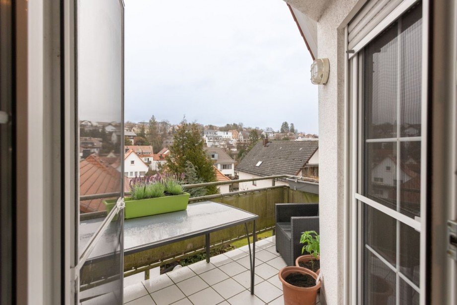 10 Obergeschoss Balkon 02 Maisonettewohnung Ober - Ramstadt