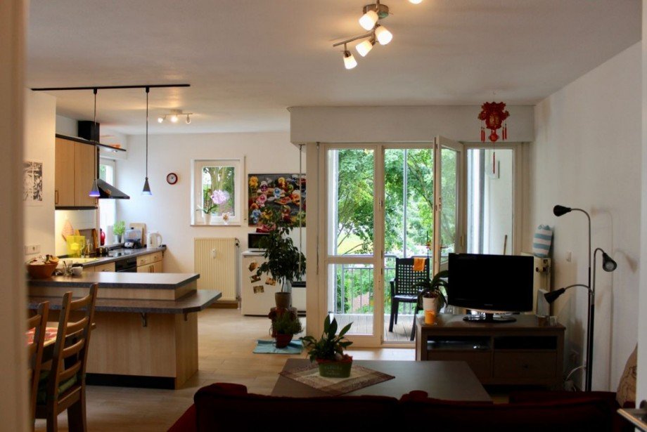 Wohnbereich mit Loggia Etagenwohnung Darmstadt-Eberstadt