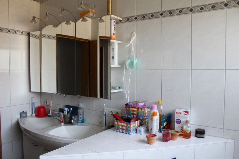 Tageslichtbadezimmer Etagenwohnung Darmstadt