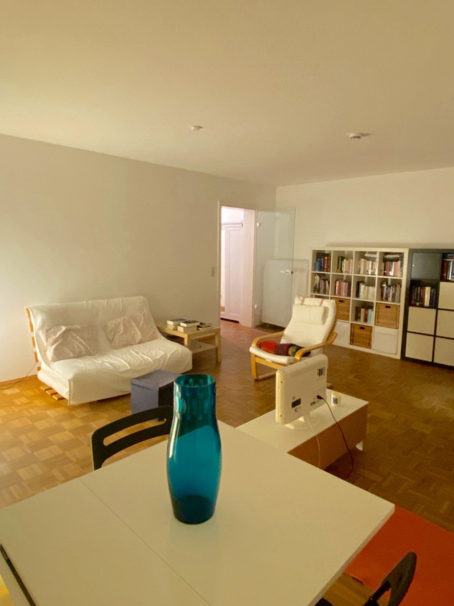 Wohnzimmer mit Essbereich Etagenwohnung Darmstadt