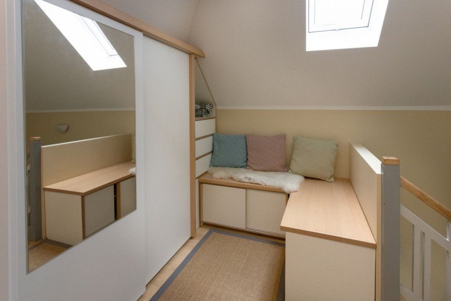 Treppenhaus Einbauten Dachgeschosswohnung Darmstadt