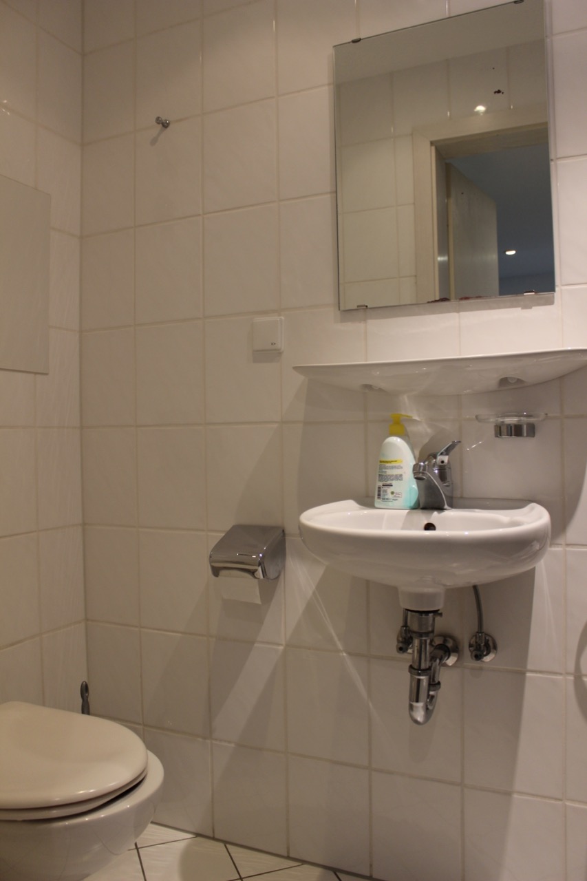 G�ste Bad mit Dusche-Beispiel Erdgeschosswohnung Darmstadt