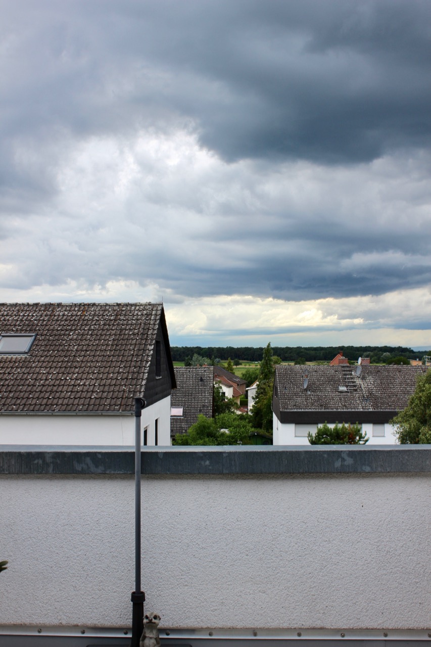 Blick �ber Erzhausen Dachgeschosswohnung Erzhausen