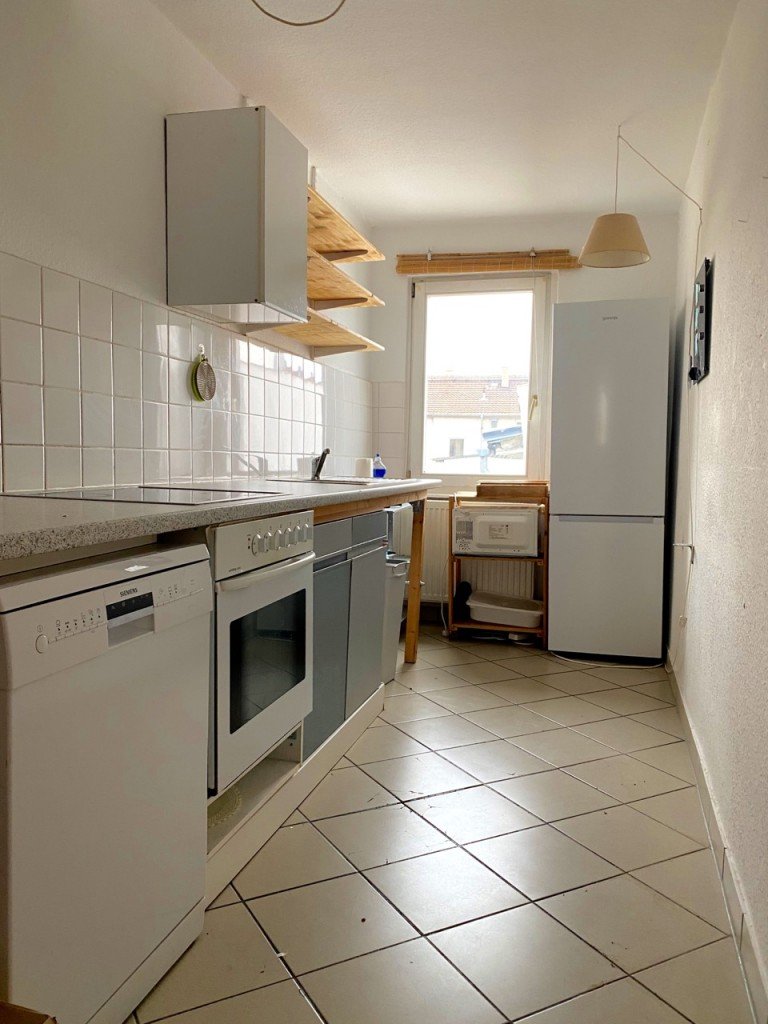 K�che mit EBK Offenbach Etagenwohnung NEU! Gro�z�gige 3 Zimmer Wohnung in der Innenstadt