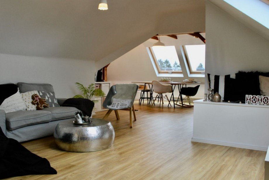 Wohnbereich Dachgeschosswohnung Darmstadt