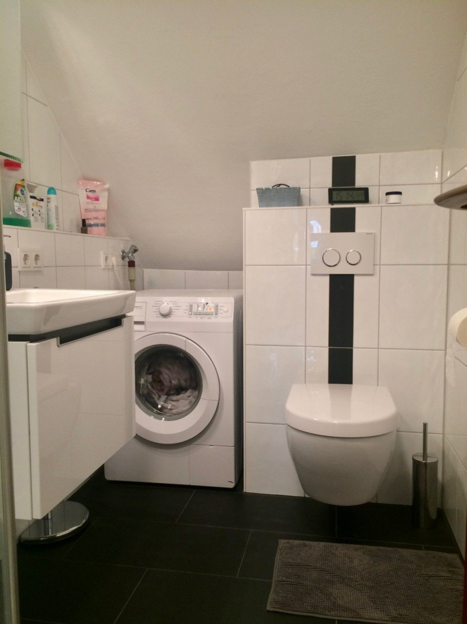 modernes Badezimmer Maisonettewohnung Darmstadt