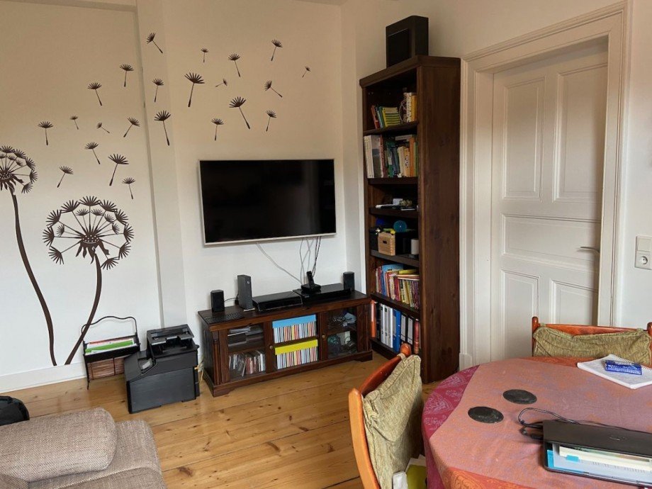 Wohnzimmer Etagenwohnung Darmstadt