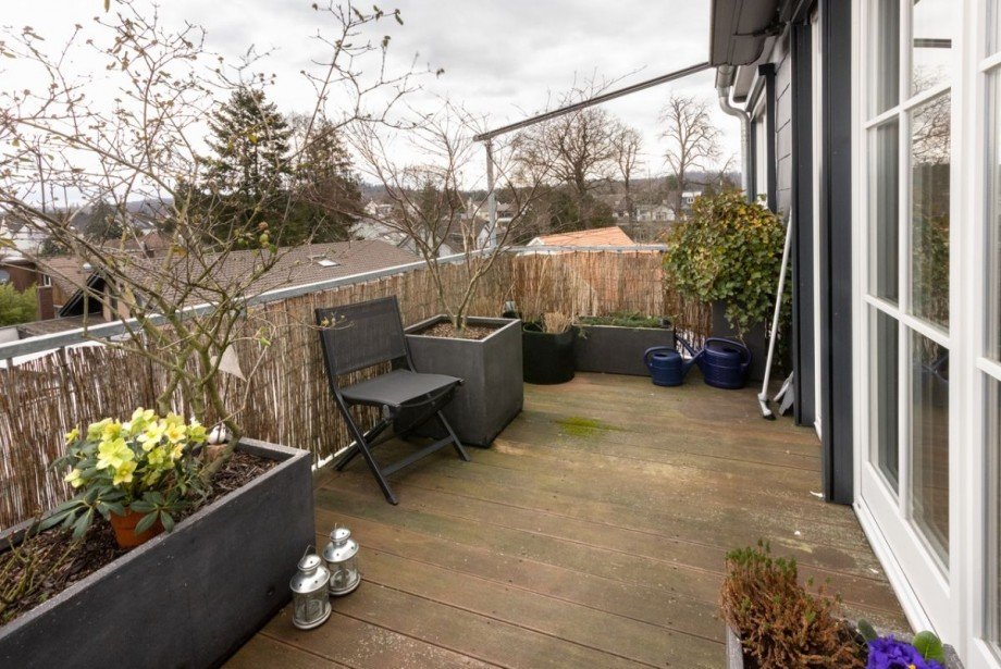 Balkon Dachgeschosswohnung Darmstadt