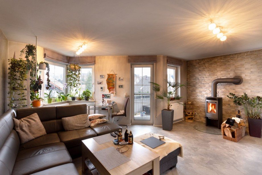 02 Wohnzimmer 03 Maisonettewohnung Ober - Ramstadt