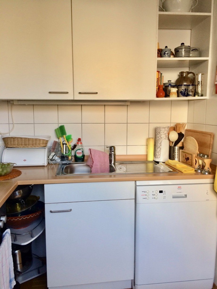 K�che mit EBK Etagenwohnung Darmstadt