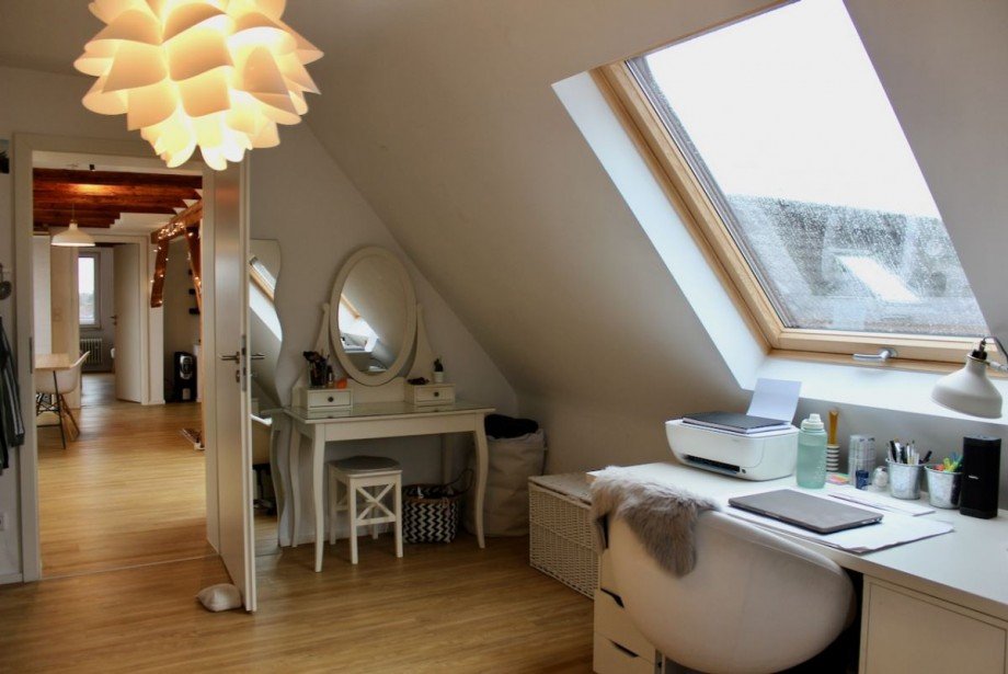 Schlafzimmer 1 Dachgeschosswohnung Darmstadt