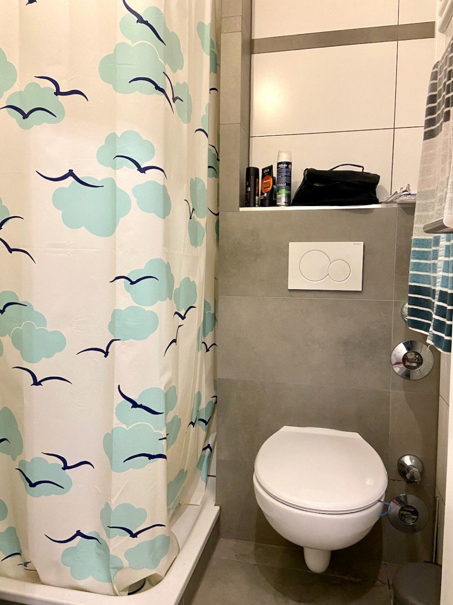 modernes Duschbad Etagenwohnung Darmstadt