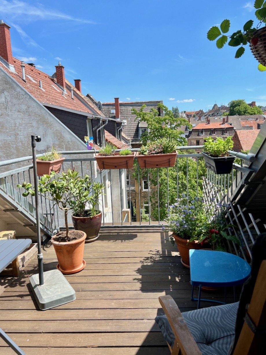 Terrasse Martinsviertel Racano Immobilien Wohnung Darmstadt