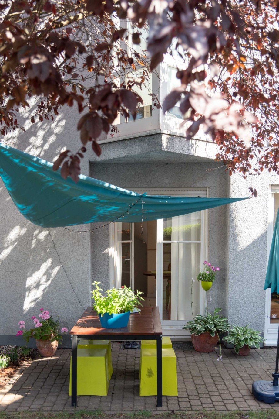Racano Gro�Zimmern Terrasse mit Zugang zur K�che Doppelhaush�lfte Gro�-Zimmern