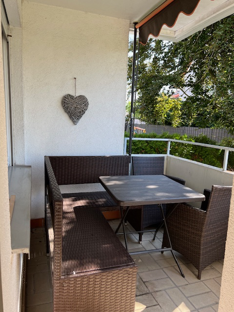 Balkon Erdgeschosswohnung Weiterstadt
