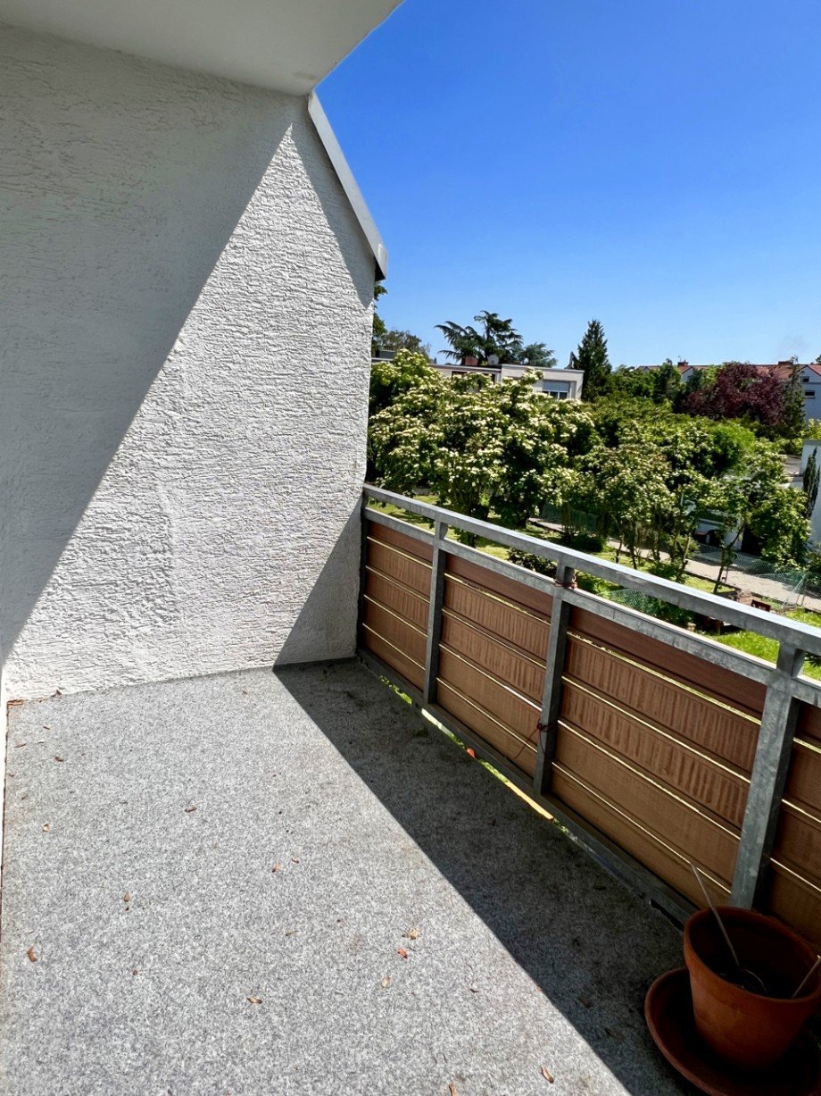 Balkon Dachgeschosswohnung Darmstadt