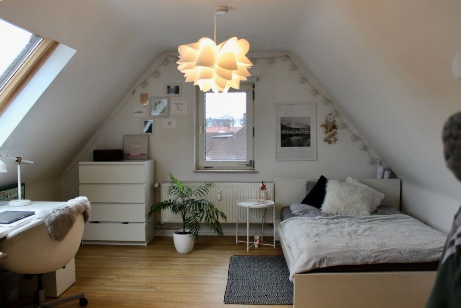 Schlafzimmer 1 Dachgeschosswohnung Darmstadt