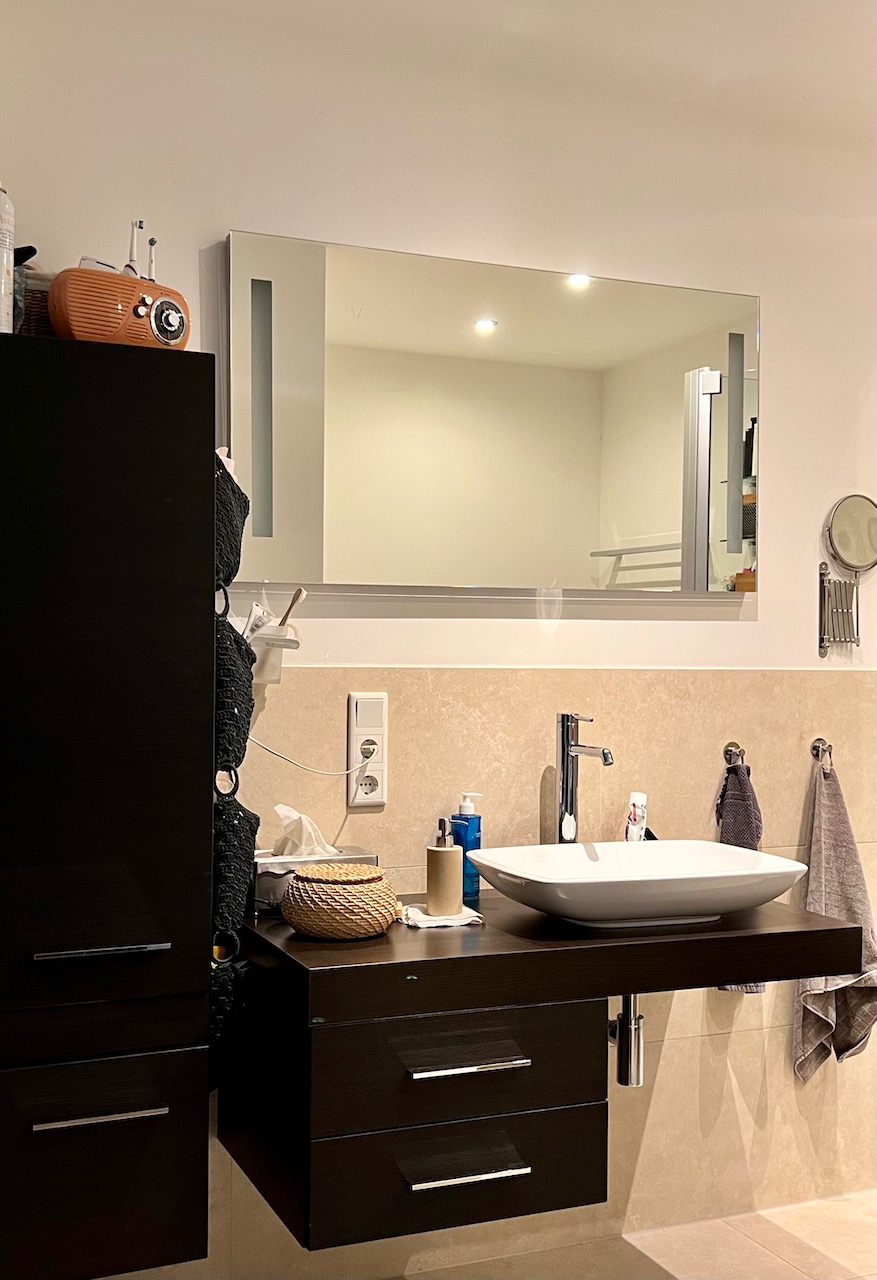 Badezimmer Erdgeschosswohnung Darmstadt