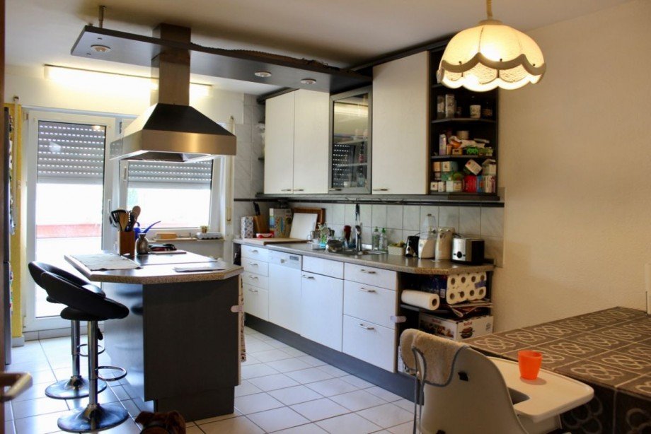 Wohnk�che mit Einbauk�che Etagenwohnung Darmstadt