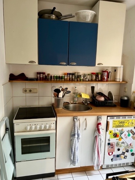 K�che mit EBK Etagenwohnung Darmstadt